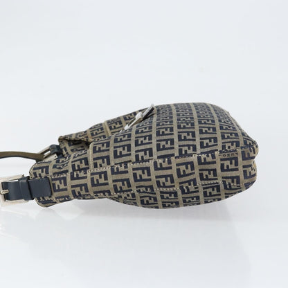 Fendi Vintage Hobo Zucchino Canvas, NAVY, CANVAS, Shoulder bag
