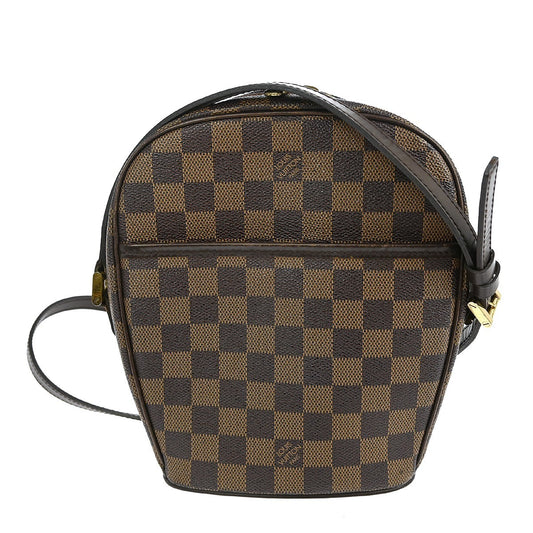 Louis Vuitton Ipanema Handbag Damier, BROWN, CANVAS, Shoulder bag