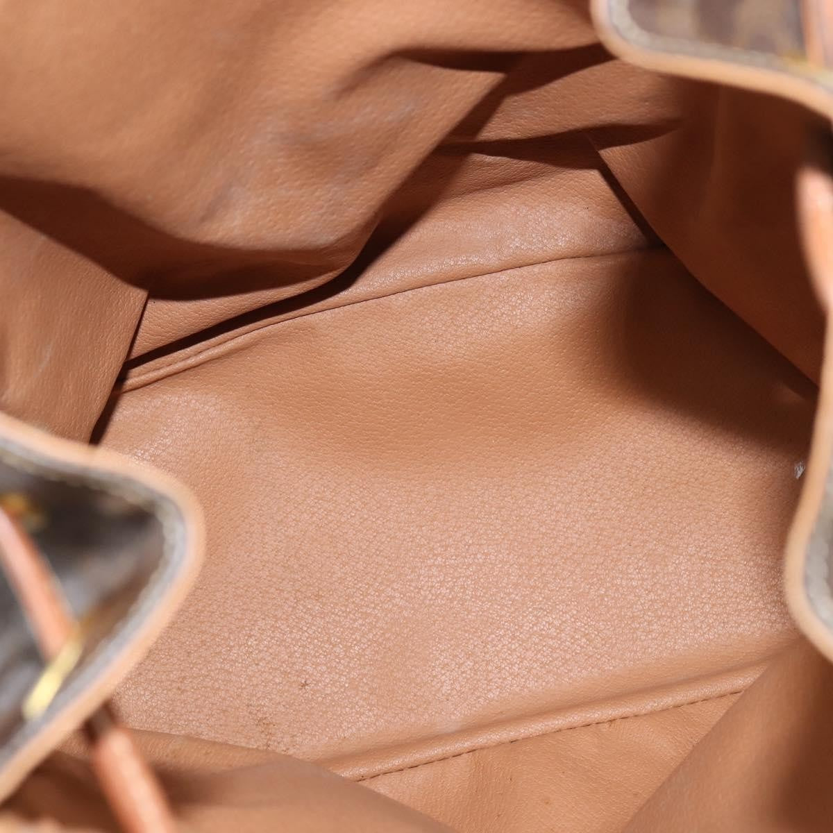 Celine Vintage Backpack Macadam Canvas, BROWN, CANVAS, Backpack