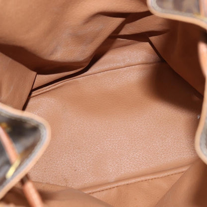 Celine Vintage Backpack Macadam Canvas, BROWN, CANVAS, Backpack