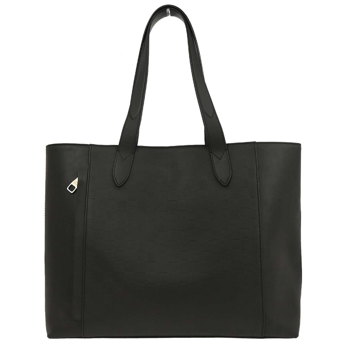 Louis Vuitton Cabas Voyage NM Damier Infini Leather, BLACK, LEATHER, Tote bag