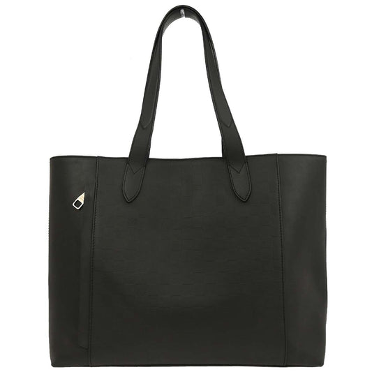 Louis Vuitton Cabas Voyage NM Damier Infini Leather, BLACK, LEATHER, Tote bag