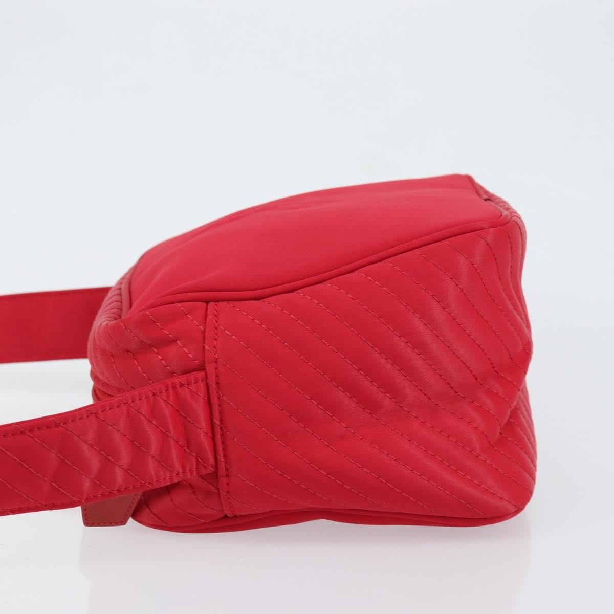 Saint Laurent Vintage Shoulder Bag Nylon, RED, NYLON, Shoulder bag
