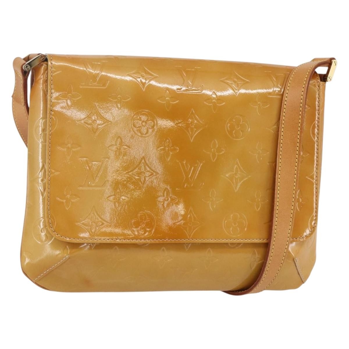 Louis Vuitton Thompson Street Handbag Monogram Vernis, BEIGE, PATENT_LEATHER, Shoulder bag