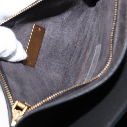 Givenchy GV3 Flap Bag Leather, BLACK, LEATHER, Shoulder bag