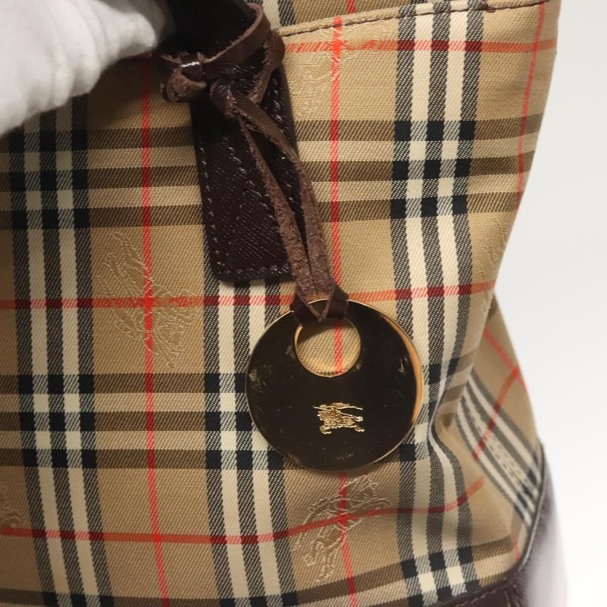 Burberry Nova Check Tote canvas check pattern, BEIGE, CANVAS, Tote bag