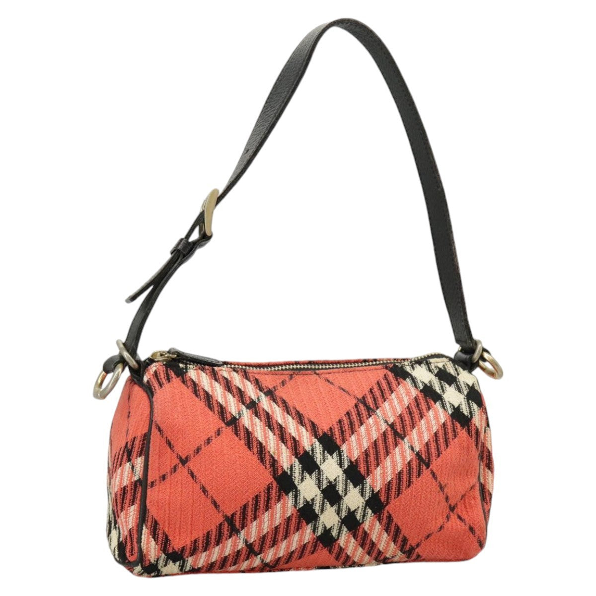 Burberry Nova Handbag Canvas, RED, CANVAS, Handbag