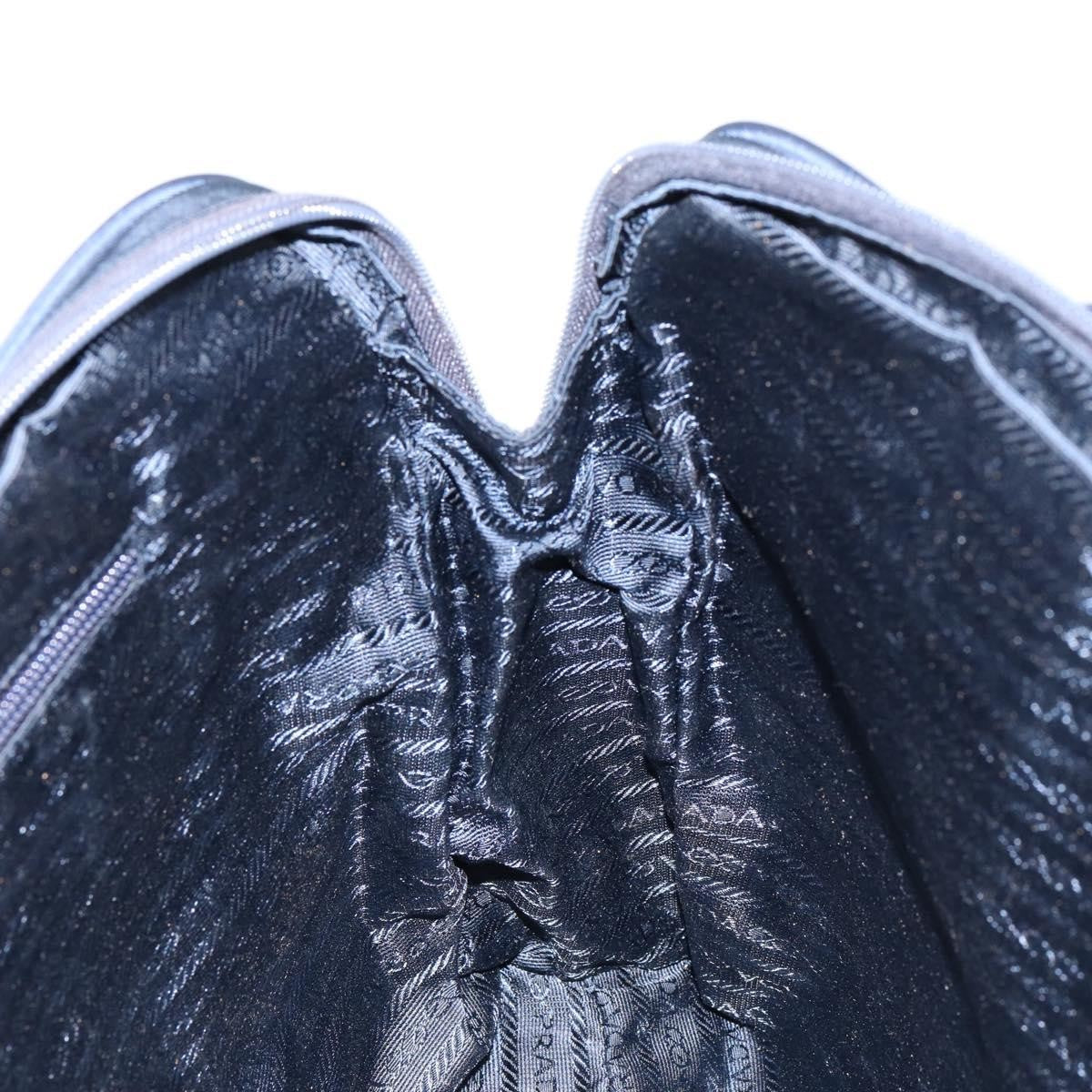 Prada Zip Around Tote Tessuto, NAVY, NYLON, Handbag