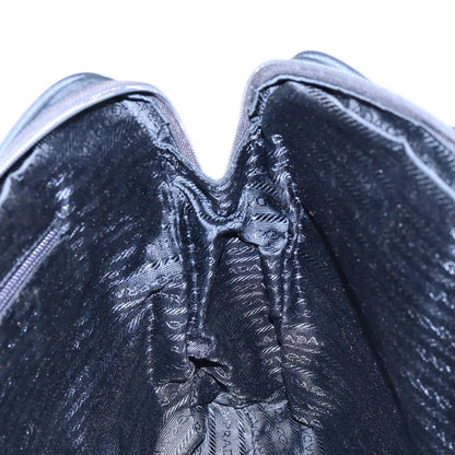 Prada Zip Around Tote Tessuto, NAVY, NYLON, Handbag