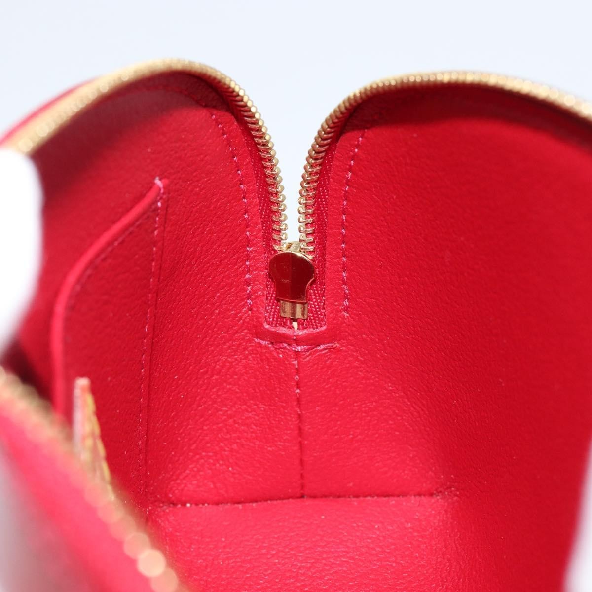 Louis Vuitton Cosmetic Pouch Limited Edition Monogram Vernis Rayures, RED, PATENT_LEATHER, Toiletry Case