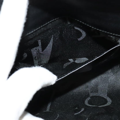 Salvatore Ferragamo Gancini Box Crossbody Bag Leather, BLACK, LEATHER, Shoulder bag