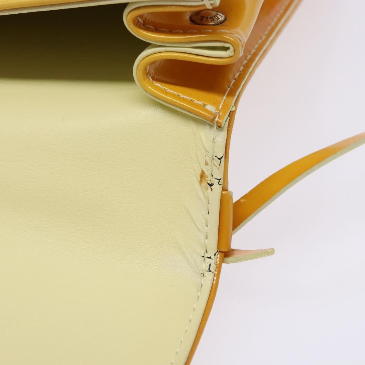 Louis Vuitton Spring Street Handbag Monogram Vernis, YELLOW, PATENT_LEATHER, Handbag