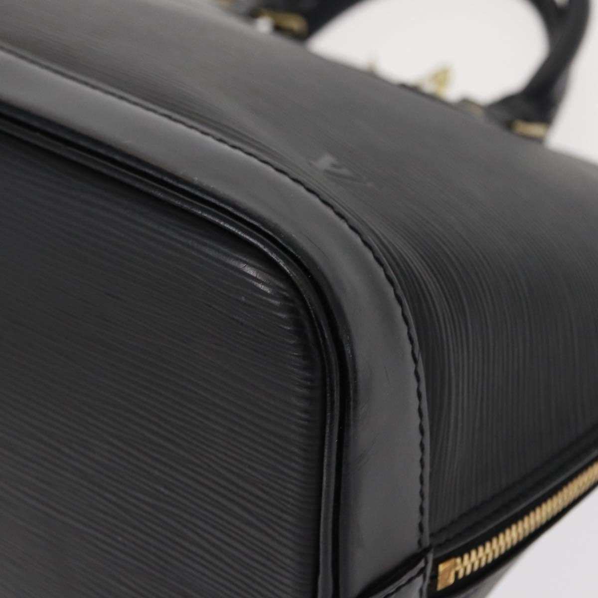 Louis Vuitton Alma Handbag Epi Leather, BLACK, LEATHER, Handbag