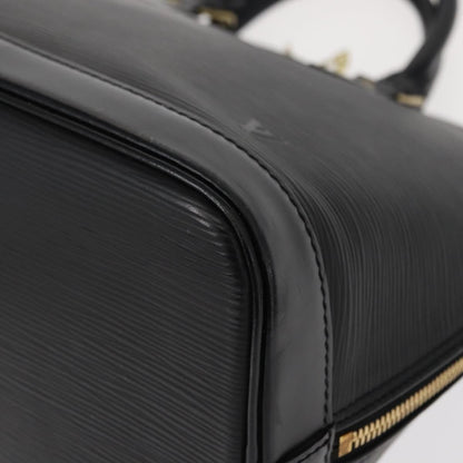 Louis Vuitton Alma Handbag Epi Leather, BLACK, LEATHER, Handbag