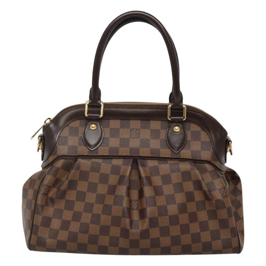 Louis Vuitton Trevi Handbag Damier, BROWN, CANVAS, Handbag