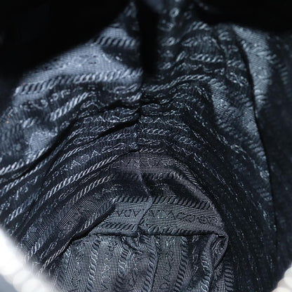 Prada Convertible Zip Tote Tessuto with Leather, BLACK, NYLON, Tote bag