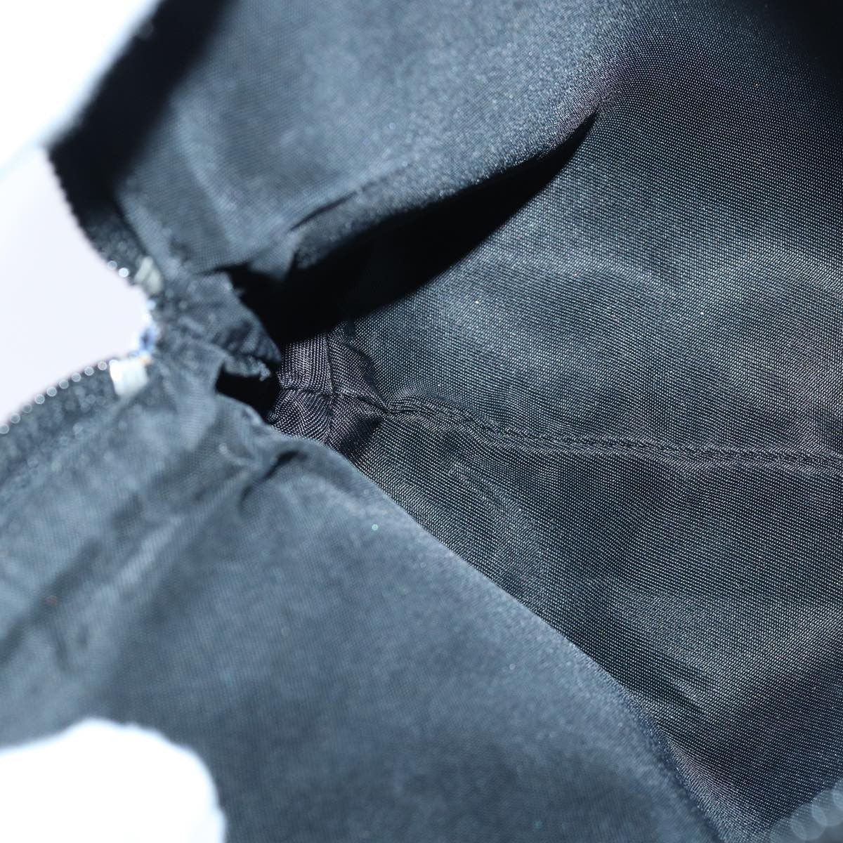 Bvlgari B.Zero1 Logomania Bag Canvas with Leather, BLUE, CANVAS, Clutche & pouche