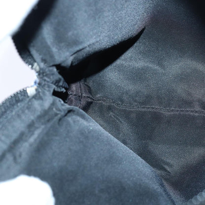 Bvlgari B.Zero1 Logomania Bag Canvas with Leather, BLUE, CANVAS, Clutche & pouche