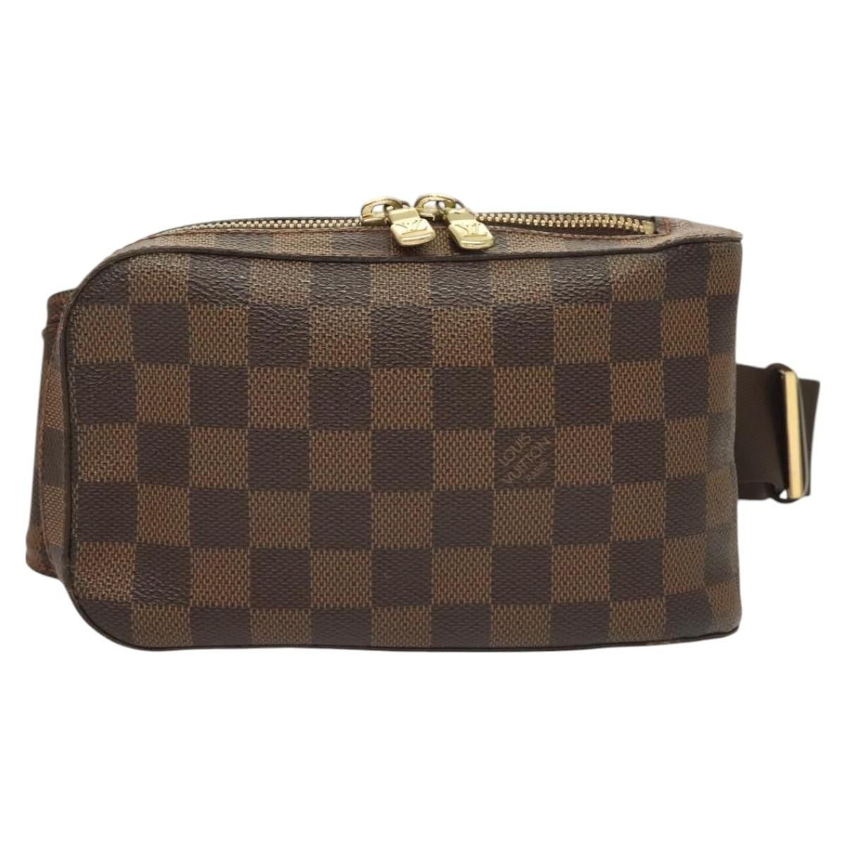 Louis Vuitton Geronimos Waist Bag Damier, BROWN, CANVAS, Shoulder bag
