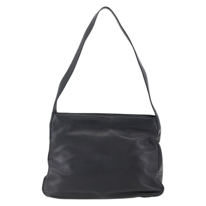 Loewe Anagram Shoulder Bag Leather, BLACK, LEATHER, Shoulder bag