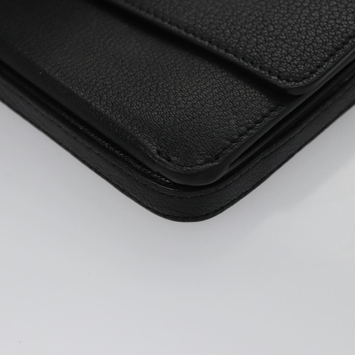 Burberry D-Ring Shoulder Bag Leather, BLACK, LEATHER, Shoulder bag