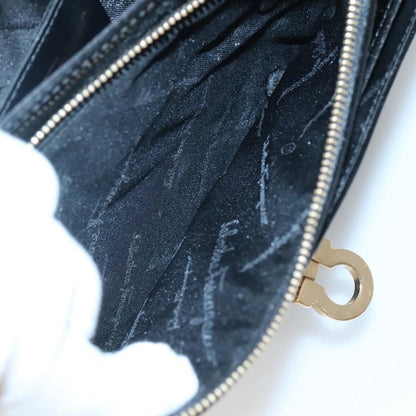 Salvatore Ferragamo Gancini handbag Patent leather, BLACK, PATENT_LEATHER, Handbag