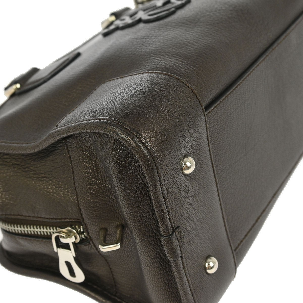 Loewe Amazona Bag Leather, BROWN, LEATHER, Handbag