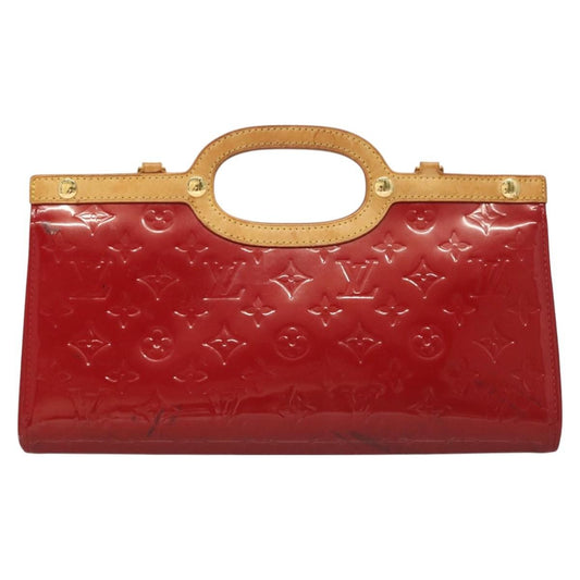 Louis Vuitton Roxbury Drive Handbag Monogram Vernis, RED, PATENT_LEATHER, Handbag