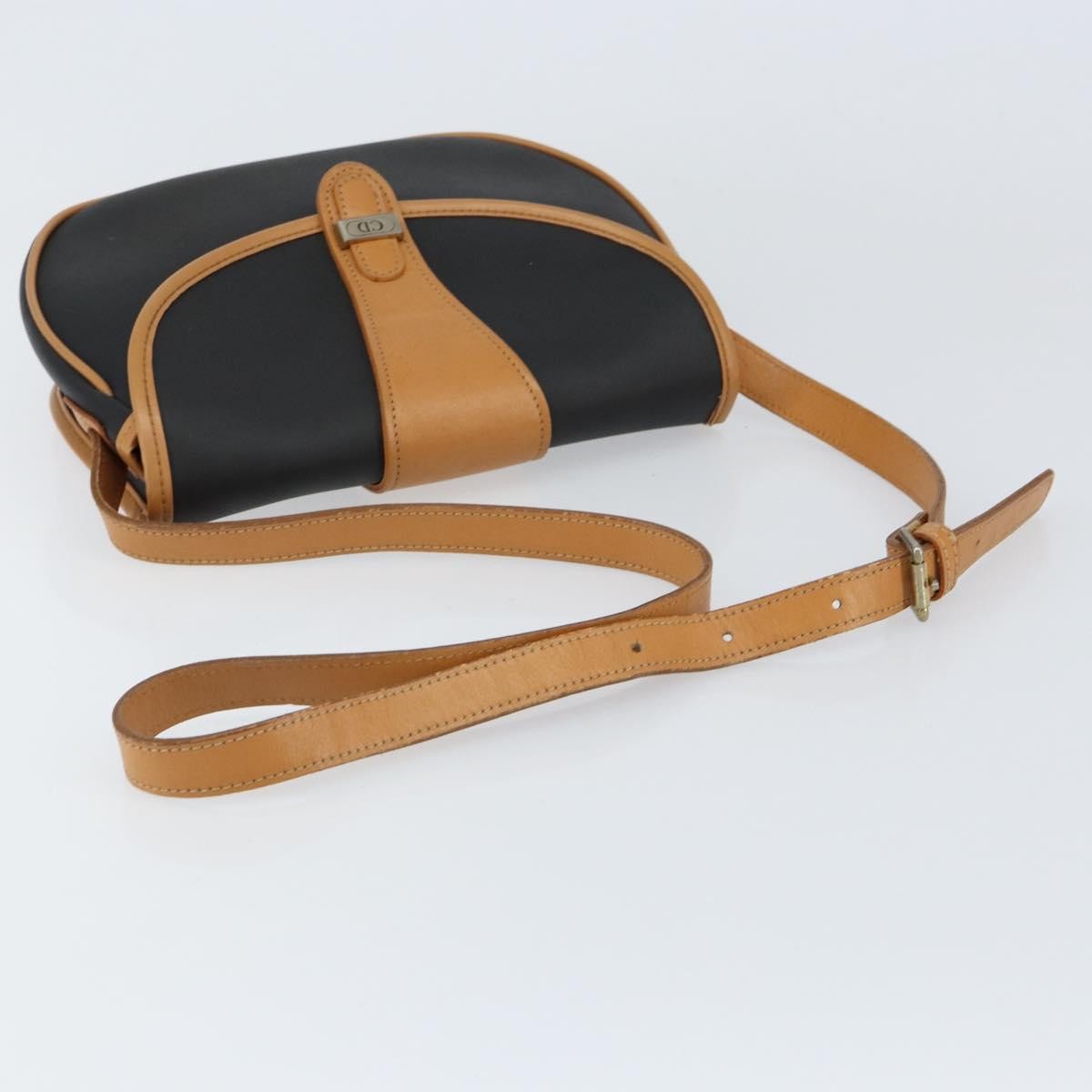 Christian Dior Vintage Shoulder Bag Canvas, BLACK, CANVAS, Shoulder bag