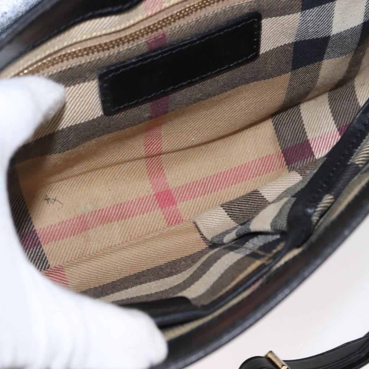 Burberry Bridle Abbott Crossbody Bag Leather, BLACK, LEATHER, Shoulder bag