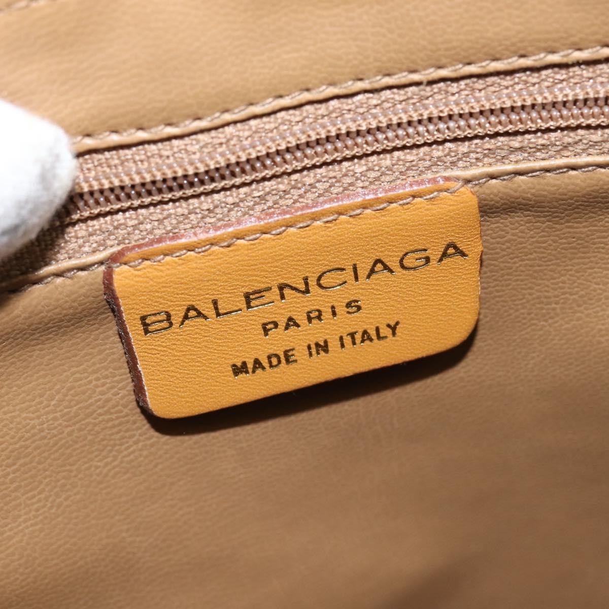 Balenciaga Shoulder Bag Leather, ORANGE, LEATHER, Shoulder bag