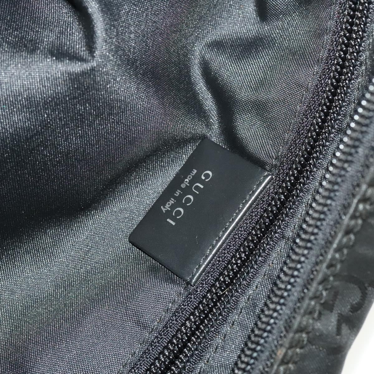 Gucci Zip Hobo Nylon, BLACK, NYLON, Shoulder bag