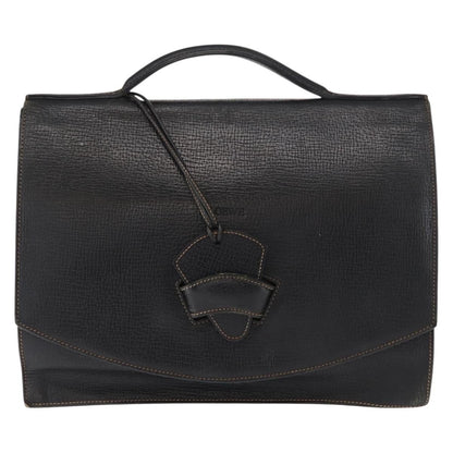 Loewe Barcelona Business Bag Leather, BLACK, LEATHER, Briefcase