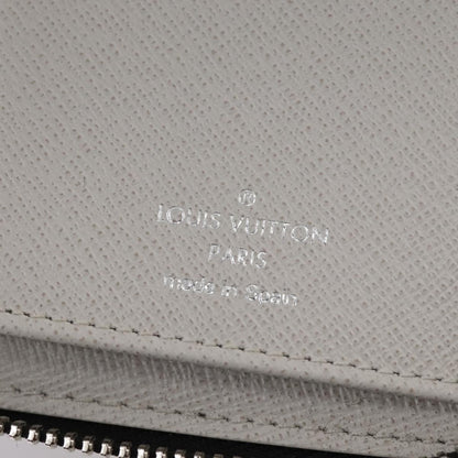 Louis Vuitton Zippy wallet vertical Taiga leather, WHITE, LEATHER, Wallets