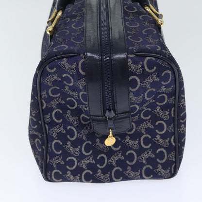 Celine C Sulky Boston bag Canvas, NAVY, CANVAS, Travel bag