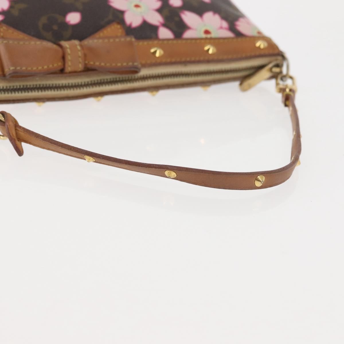 Louis Vuitton Pochette Accessoires Limited Edition Cherry Blossom Monogram, MULTICOLOUR, CANVAS, Clutche & pouche