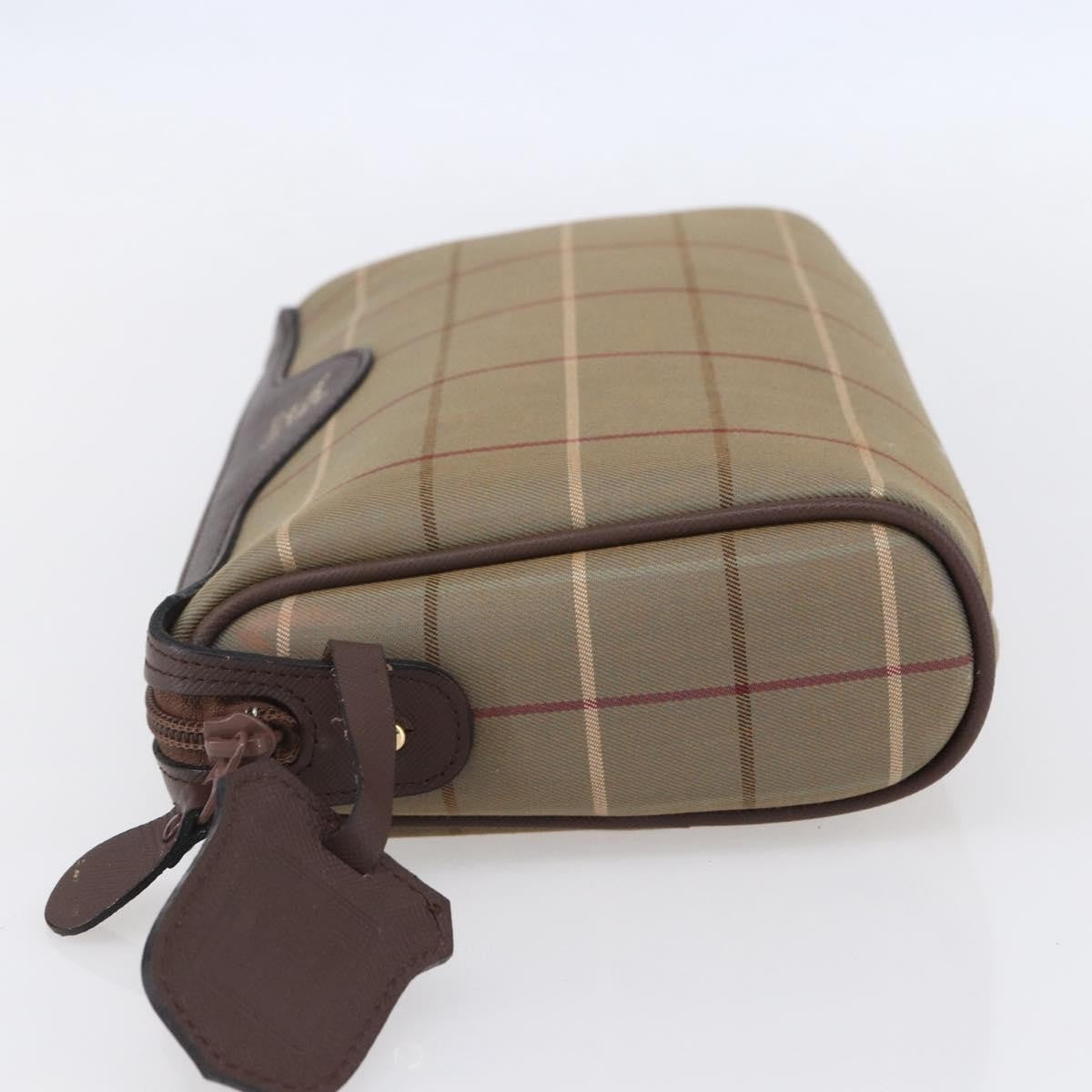 Burberry Nova check Pochette Canvas, BEIGE, CANVAS, Clutche & pouche