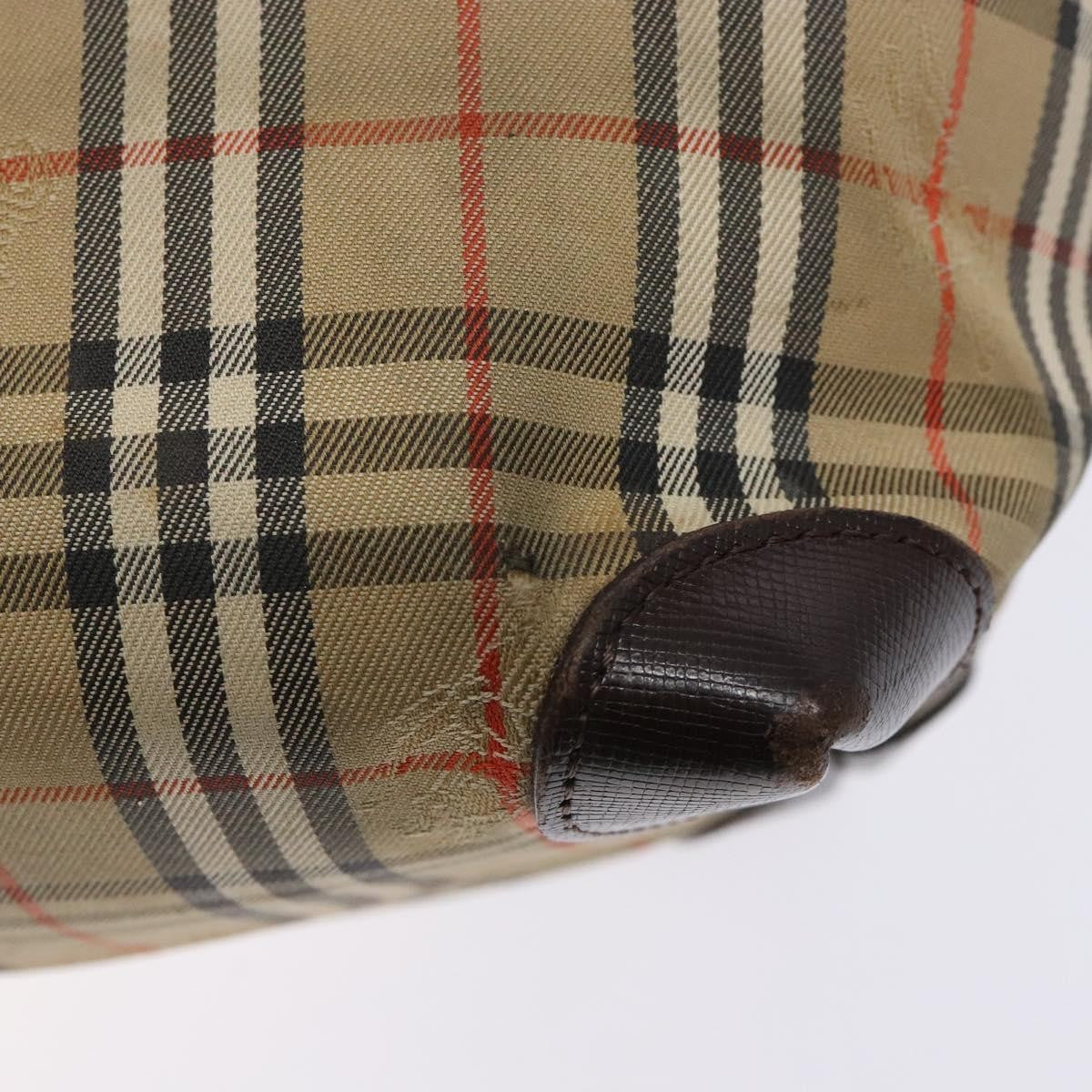 Burberry Nova Check Handbag Nova Check Canvas and leather, BEIGE, CANVAS, Handbag