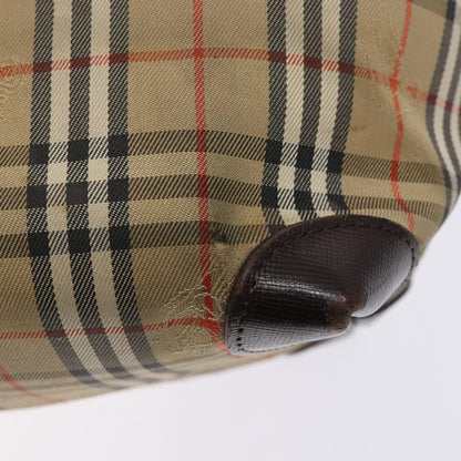 Burberry Nova Check Handbag Nova Check Canvas and leather, BEIGE, CANVAS, Handbag