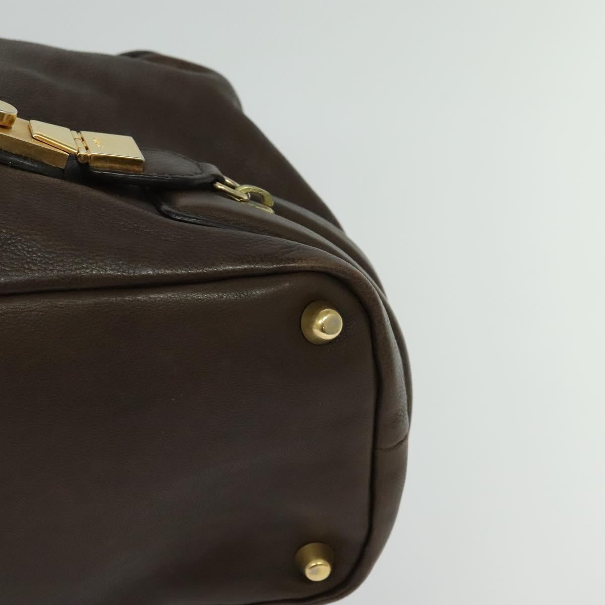 Chloe Vintage Tote bag Leather, BROWN, LEATHER, Tote bag