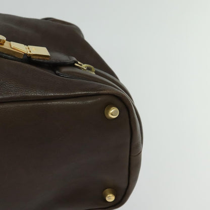 Chloe Vintage Tote bag Leather, BROWN, LEATHER, Tote bag