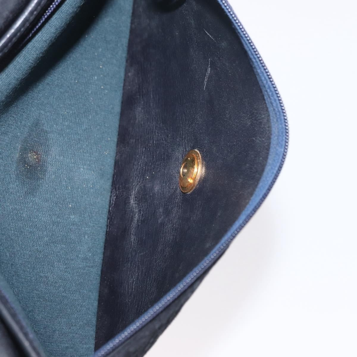 Christian Dior Vintage Trotter Pouch Diorissimo Canvas, BLACK, CANVAS, Clutche & pouche