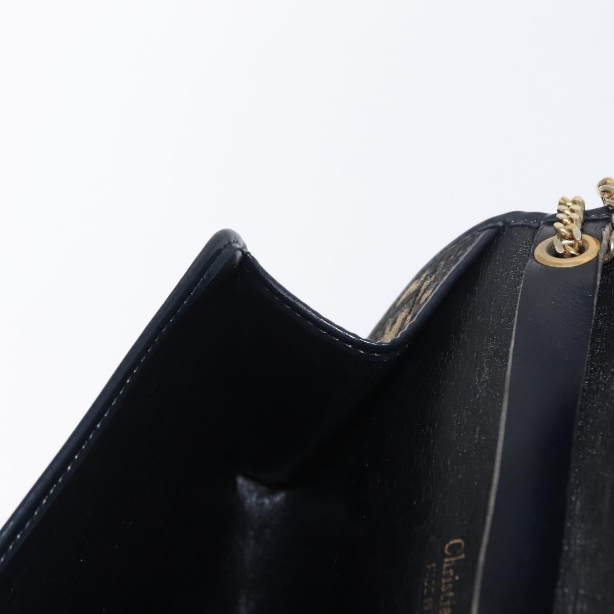 Christian Dior Vintage CD trotter Shoulder bag Canvas, NAVY, CANVAS, Shoulder bag