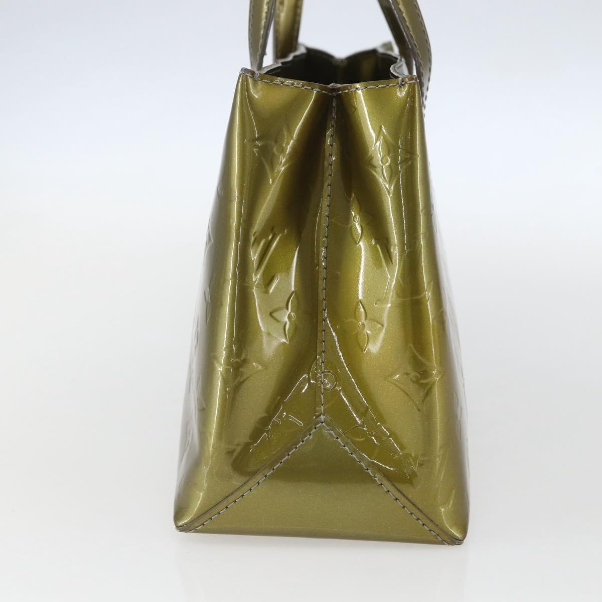 Louis Vuitton Wilshire Handbag Monogram Vernis, GREEN, PATENT_LEATHER, Handbag
