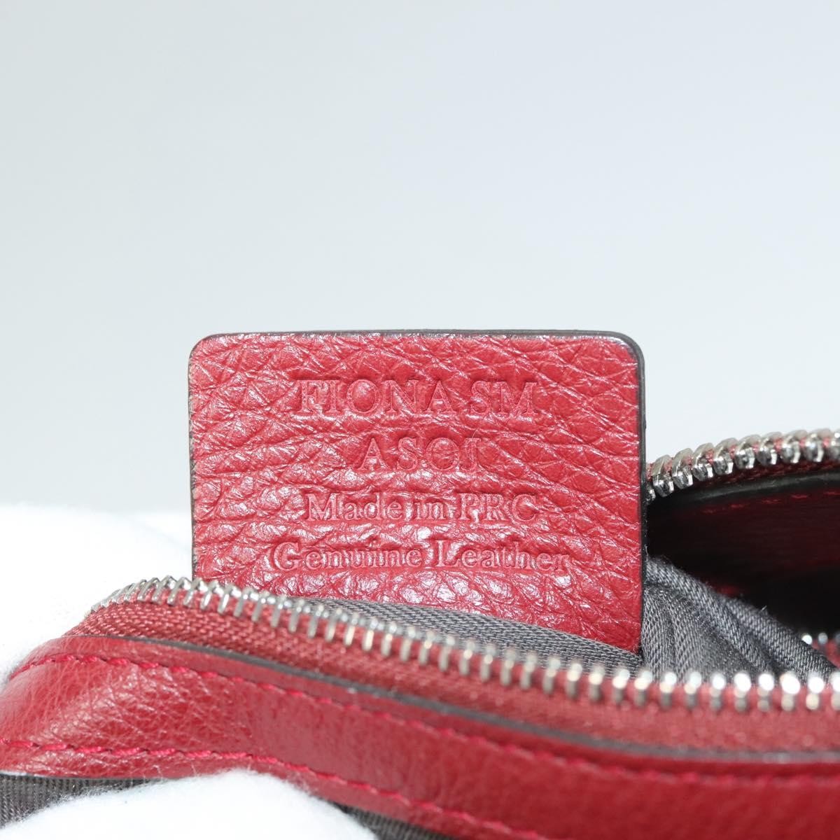 Bally Vintage Shoulder Bag Leather, RED, LEATHER, Shoulder bag