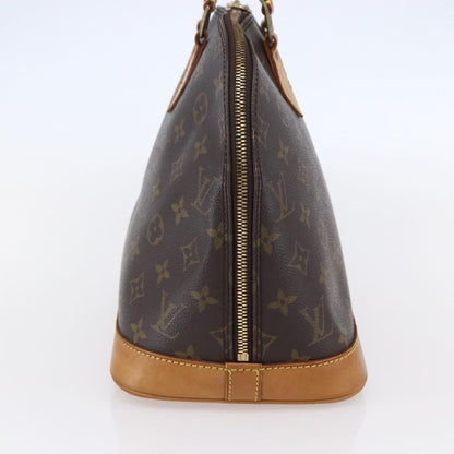 Louis Vuitton Alma Handbag Monogram Canvas, BROWN, CANVAS, Handbag