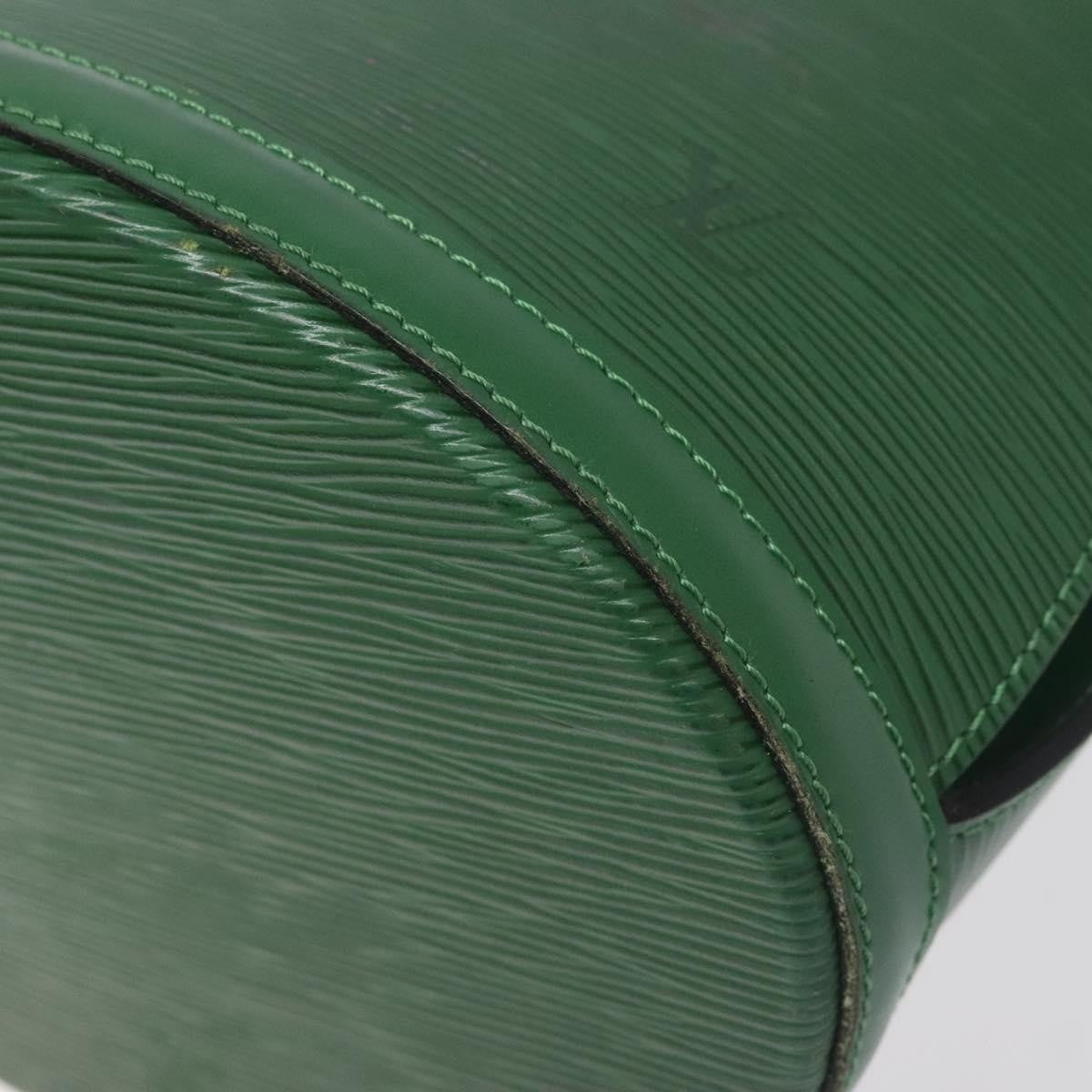 Louis Vuitton Cluny Shoulder Bag Epi Leather, GREEN, LEATHER, Shoulder bag
