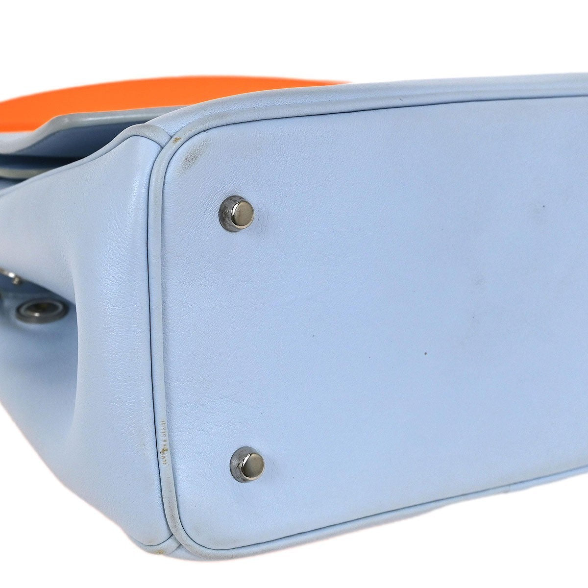 Christian Dior Be Dior Bag Smooth Leather, BLUE, LEATHER, Handbag