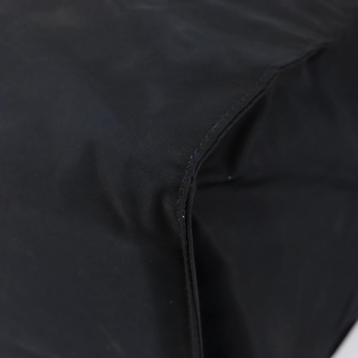 Prada Metal Handles Tote Tessuto, BLACK, NYLON, Tote bag