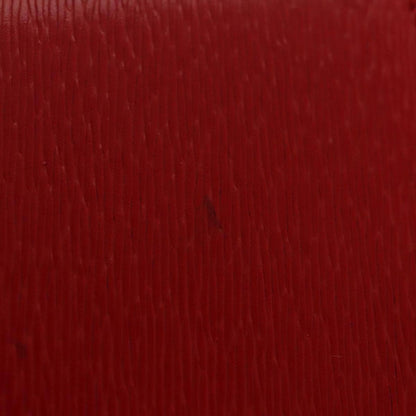 Celine Cuir Triomphe Bag Leather, RED, LEATHER, Handbag